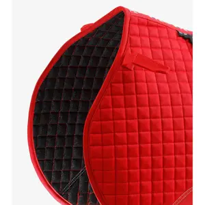 Saddle pad for horses in plain cotton Premier Equine Close Contact GP image-2