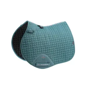 Saddle pad for horses in plain cotton Premier Equine Close Contact GP image-0