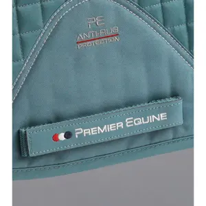 dressage saddle pad  in plain cotton Premier Equine Close Contact image-4