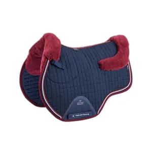 Integrierte dämpfende Sattelunterlage aus synthetischem Schafsfell Premier Equine Pony Merino image-0
