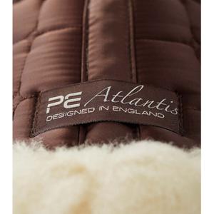 Satin and wool dressage saddle pad  Premier Equine Atlantis CC image-1