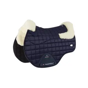 Tapis de selle pour cheval satin et laine Premier Equine Atlantis CC image-0