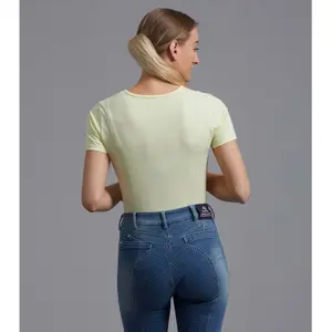 Damska bawełniana koszulka do jazdy konnej Premier Equine Chiaro image-2