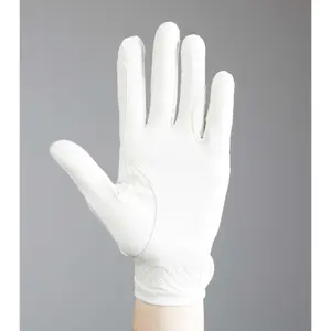 Gants de concours équitation en cuir et maille Premier Equine Bordoni image-2