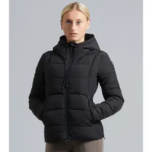 Giacca a vento con cappuccio donna Premier Equine Casella image-1