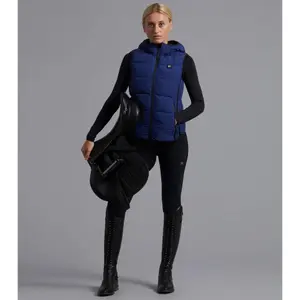 Women's Premier Equine Pavoni Hooded Puffer Vest image-1