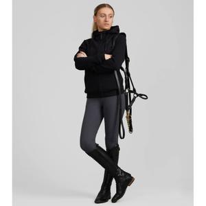 Damen Reit-Sweatshirt mit durchgehendem Reißverschluss und Kapuze Premier Equine Legato image-1