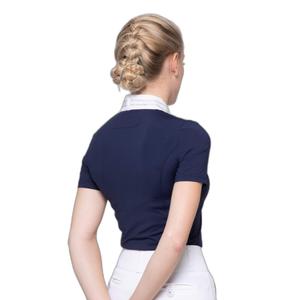 Camisa pólo de competição feminina Premier Equine Maria Diamante image-2