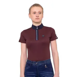Polo équitation femme manches courtes Premier Equine Amia image-0