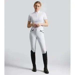 Konkurrencebukser med fuldt greb til kvinder Premier Equine Coco Novo image-1