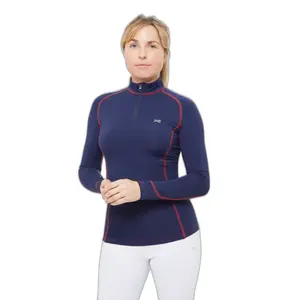 Women's long sleeve technical riding jersey Premier Equine Ombretta image-0