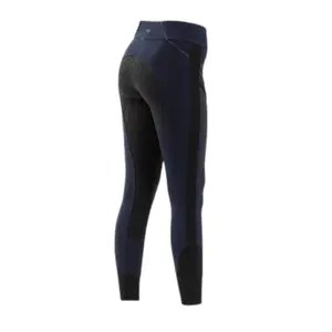 Ridebukser med fuldt greb til piger Premier Equine Astrid image-1