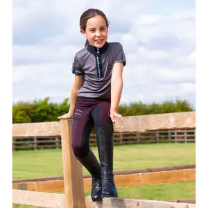 Legging full grip riding girl Premier Equine Astrid image-0