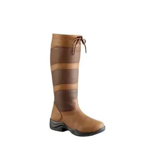 Wasserdichte Reitstiefel aus Leder Damen Premier Equine Vallenia image-0