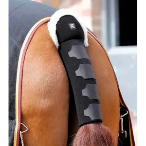 Non-slip Tail Guard with fur Premier Equine Techno