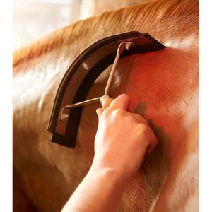 Metal heat knife with wooden handle Premier Equine image-1