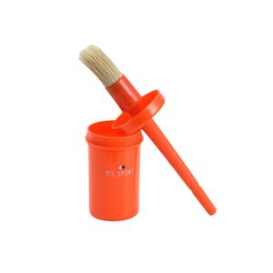 6065-o-clog-brush-with-pot-premier-equine-orange-one-size