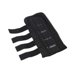 6134blk-protege-queue-pour-cheval-matelasse-gaufre-a-double-verrouillage-premier-equine-black-tu