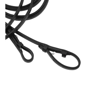 Rênes en cuir double brides Premier Equine Leonardo image-3