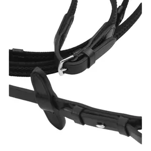 Rênes pour cheval caoutchouc et grip Premier Equine Domenico image-4