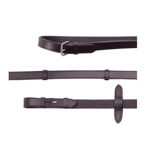 Leather horse reins with grip Premier Equine Matteo image-3