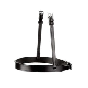 Leather Horse cheek pieces Premier Equine Primo Hunter Cavesson image-1