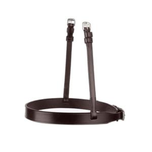 Leather Horse cheek pieces Premier Equine Primo Hunter Cavesson image-1