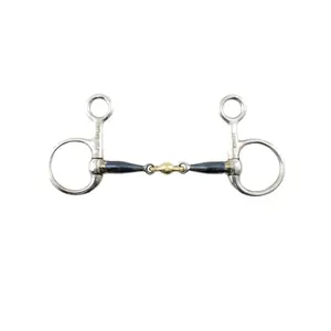 81154-81155-baucher-dubbel-snara-for-hastar-premier-equine-sweet-iron-silver