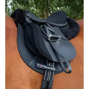 Selle équitation daim et synthétique Premier Equine GP image-3