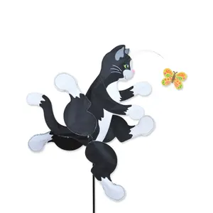 pk21909-vindsnurra-premier-kites-whirligig-running-cat-22-svart-vit-55-9x38x50-cm
