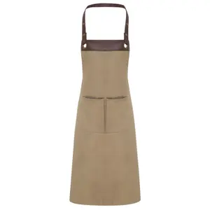 Women's bib apron Premier Espresso