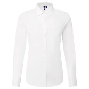 Women's long sleeve poplin shirt Premier Recyclight