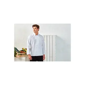 Kitchen jacket with snaps, long sleeves Premier image-1