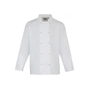 Kitchen jacket with snaps, long sleeves Premier image-0