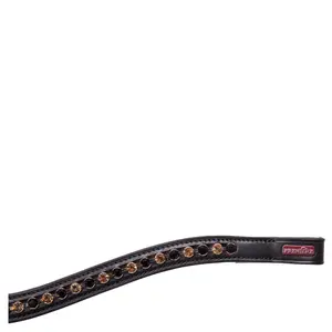 Horse browband bombe chaine crystal Premiere Lyskamm image-1