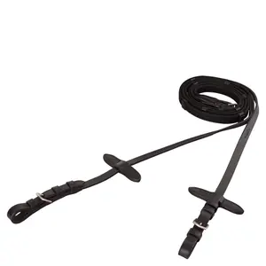 Rênes pour cheval en toile avec fermeture en boucle Premiere image-0