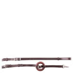 Rênes pour cheval fixe avec anneau et caoutchouc Premiere image-0