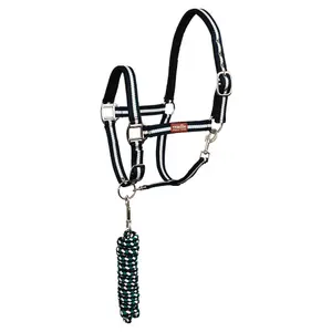 Set di capestro e longe per cavallo con moschettone Premiere image-0