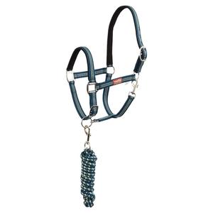 432272-l233-840-halter-and-lead-rope-set-with-snap-hook-premiere-majolica-blue