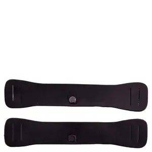 Sporrskydd i läder för häst med knapp Premiere image-0