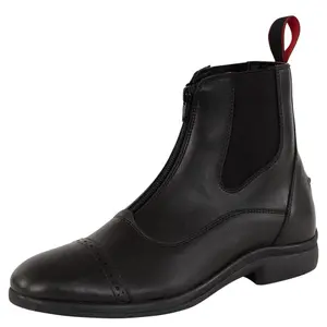 Vegan leather riding boots with zipper Premiere Jodhpur Waco image-0