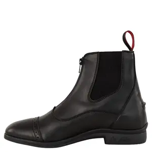 Vegan leather riding boots with zipper Premiere Jodhpur Waco image-1