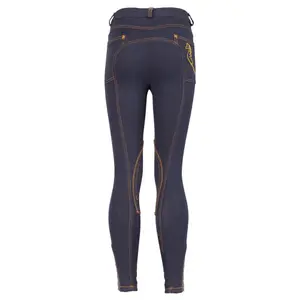 Children's denim riding pants Premiere Daisy II image-1