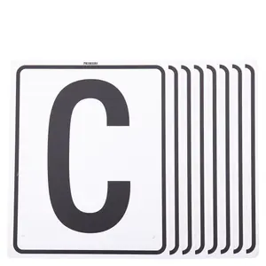 Set of 8-plate merry-go-round letters Premiere