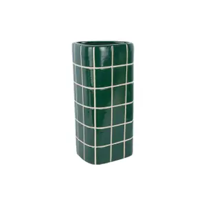 Vase Present Time Retro Tiles Triangular Large image-1