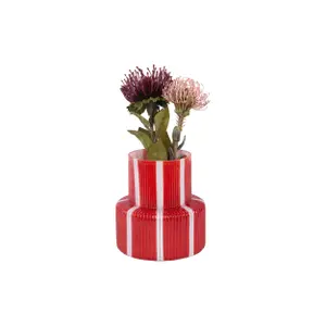 Vase Present Time Rayado Retro Wide image-1