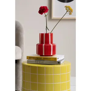 Vase Present Time Rayado Retro Wide image-2
