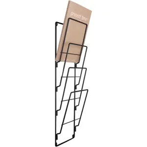 Magasinholder i ståltråd Present Time image-2