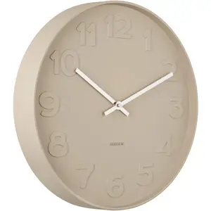 Wanduhr Present Time Mr. Brown Numbers image-0