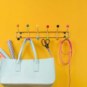 Hat stand with colored balls Present Time Saturnus XL image-1